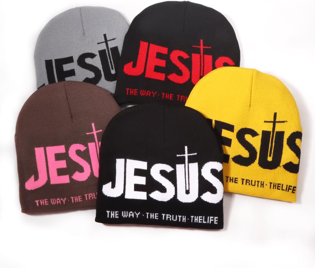 Knitted Y2k Beanie Graphic Beanie Warm Winter Skull Cap Gothic Y2k Accessories for Men Women