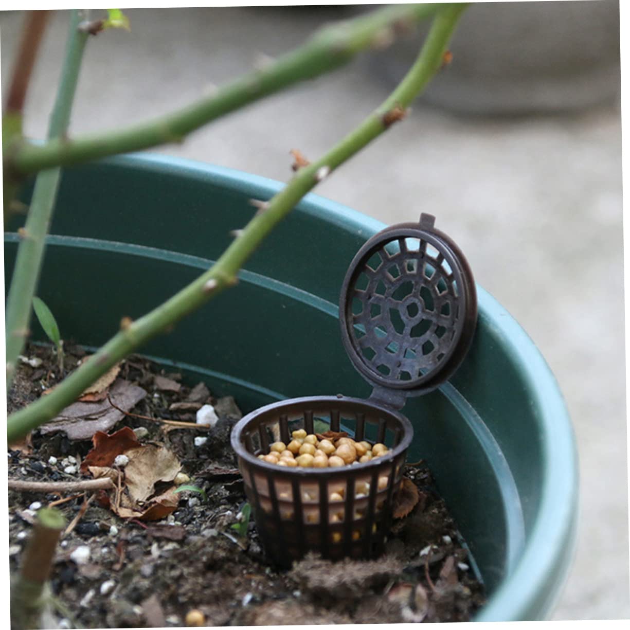 POPETPOP 150pièces Boîtes De Fertilisation Avec Couvercle Conteneurs Réutilisables Pour Engrais De Bonsai Et Plantes