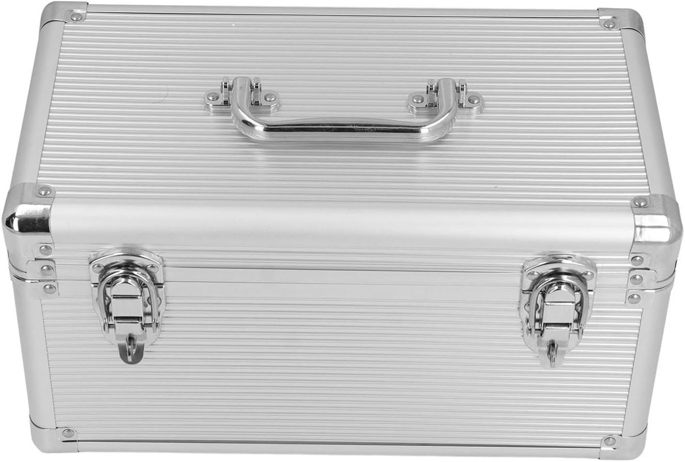 Universal Hard Carrying Case, Aluminum Alloy Tool Box, 40KG Load Bearing Shockproof Carrying Case with Safety Lock Buckle, Ideal for Professionals and DIY Enthusiasts on the Go