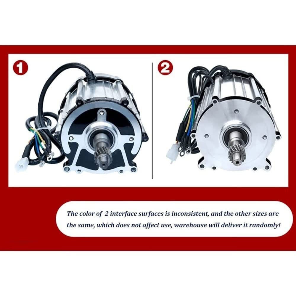 Amazon.com: Motor diferencial sin escobillas de 1500W 1800W, motor de CC  sin escobillas de imán permanente de alta velocidad 48V 60V 72V para  triciclo vehículo eléctrico de 4 ruedas : Juguetes y