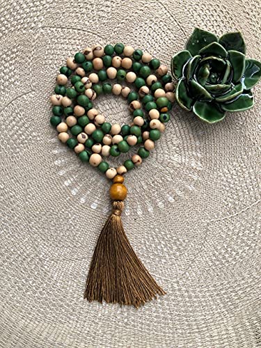 Japamala 108 Contas Semente de Açaí (Verde)