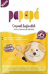 Cereal infantil de Aveia Banana & Ameixa 170g - Papapá