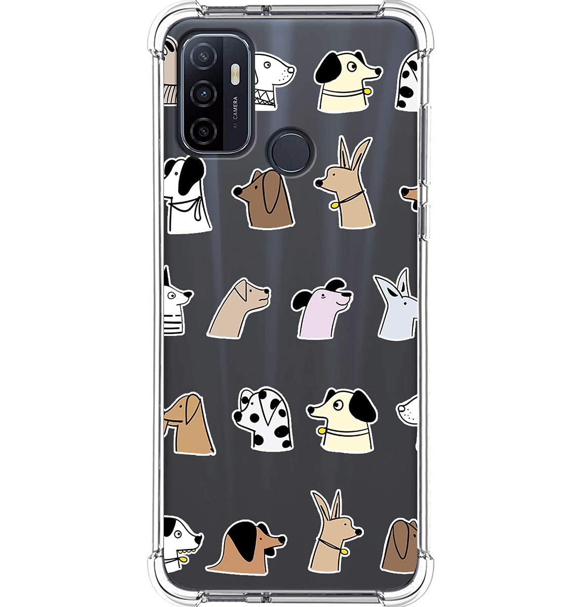 Funda Transparente Para OPPO A53 / A53s Con Diseño De Patito - Silicona Flexible, Protección Ligera, Enviado Desde España