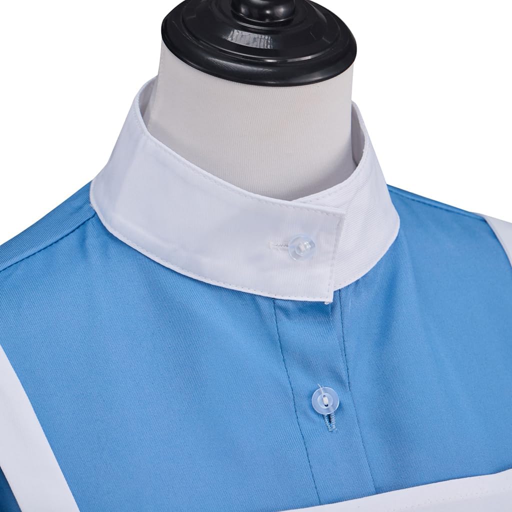 Women's Great War Nurse Costume Historical Civil War Nurse Uniform Dress with Apron Top Skirt Outfit - Image 5