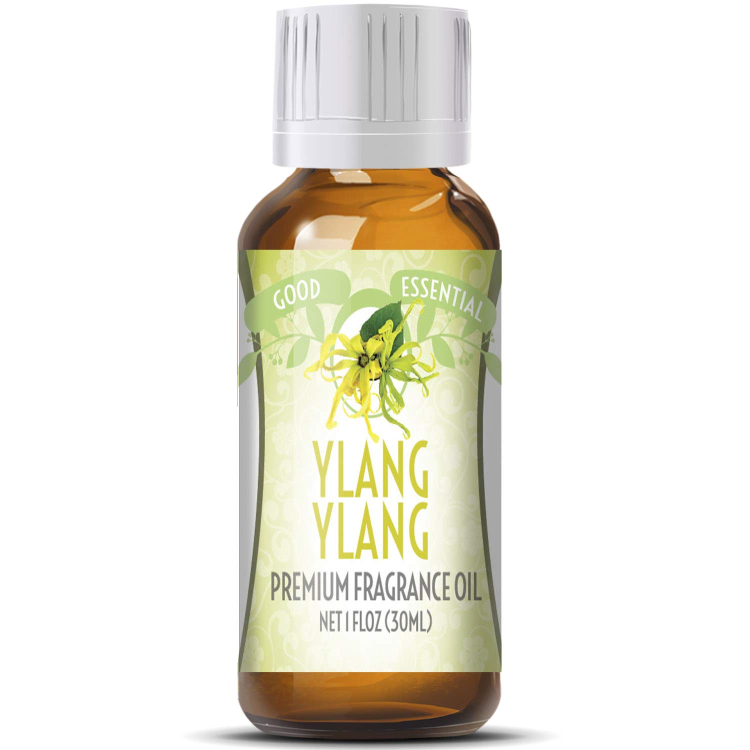 Good EssentialGood Essential – Professional Ylang Ylang Fragrance Oil 30 ml for Diffuser, Candles, Soaps, Perfume, Aromatherapy 1 fl oz