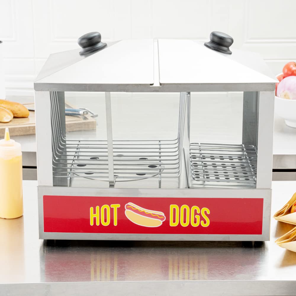 Restaurantware Hi Tek Hot Dog Steamer & Bun Warmer, 1 Food Truck