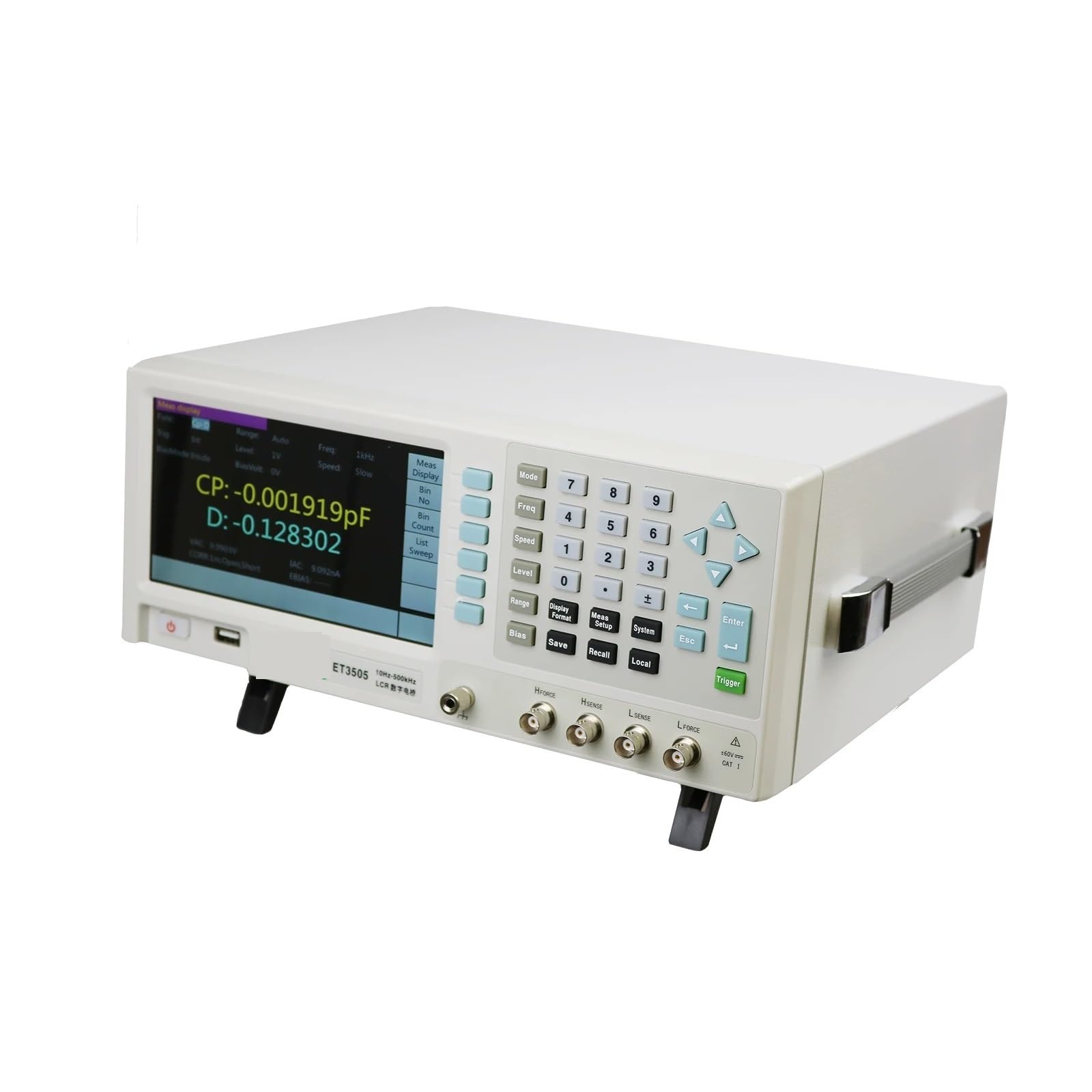 JVDDI 10Hz-1 LCR Benchtop Digital Brid Desktop LCR Tester Meter Capacitance Resistance Impedance Inductance Measure