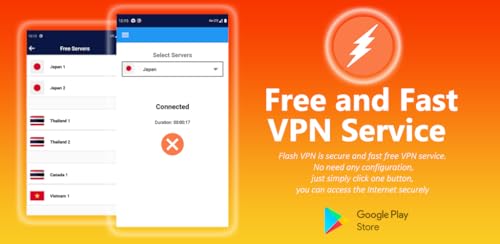 Flash VPN - Free high speed, ultra secure VPN