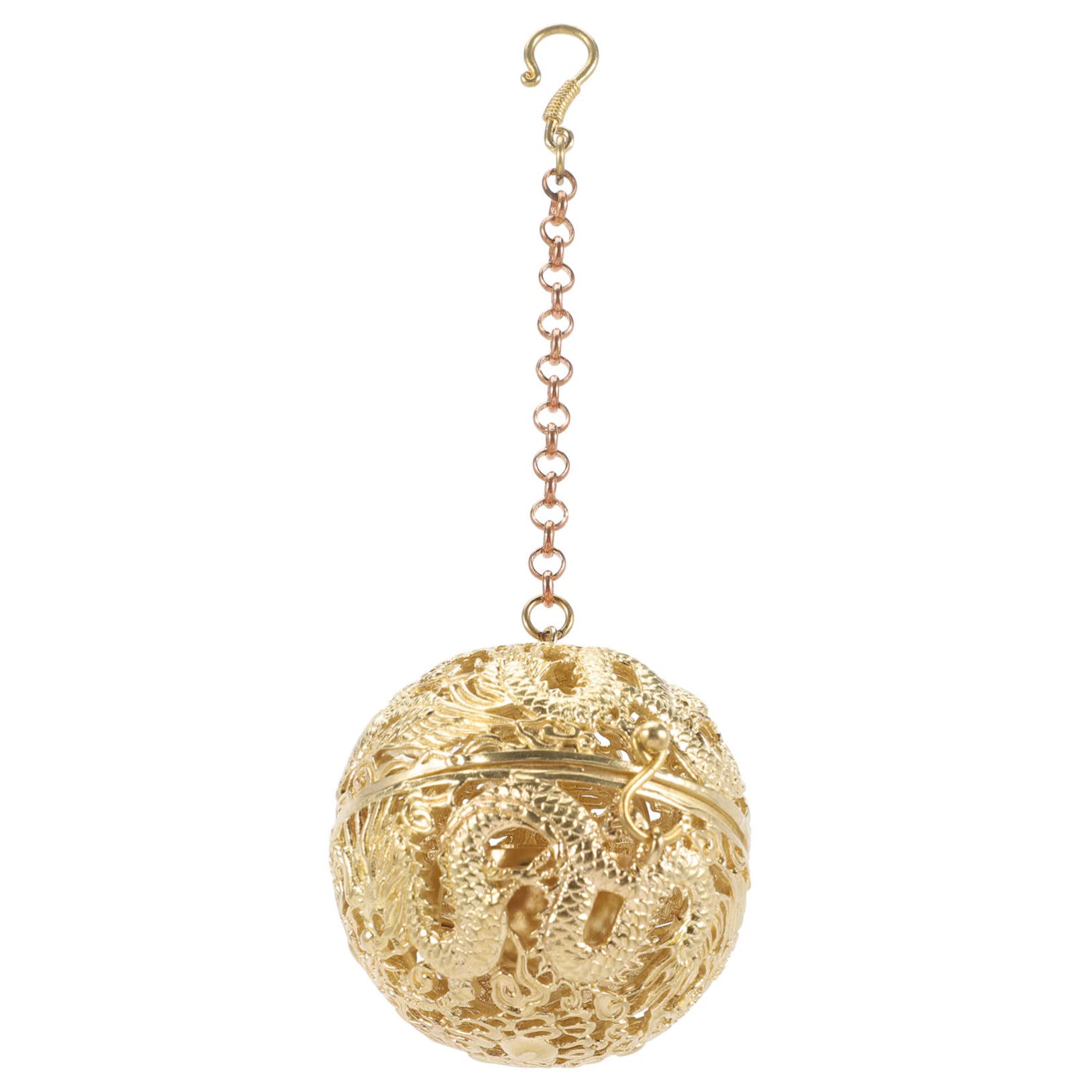 MAGICLULU 5 Piezas Bola De Aromaterapia Collar De Aceite Esencial Collar Difusor De Aceites Esenciales Accesorio De Aroma Colgante De Aroma Decorativo Suministro De Perfumes Cobre