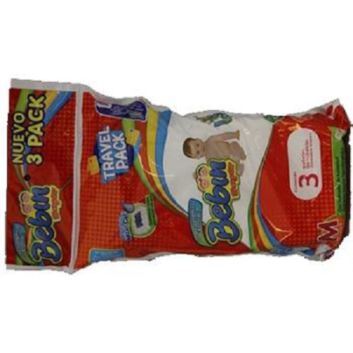 Bebin Super Travel Pack Diapers - Medium, 1 Count (DIAPERS & WIPES)