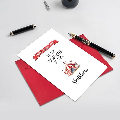 Miniatura 4 de Divertida tarjeta del día del jefe regalos para mujeres jefas, hombres, bonita tarjeta del día del jefe para él y ella, tarjeta de agradecimiento al