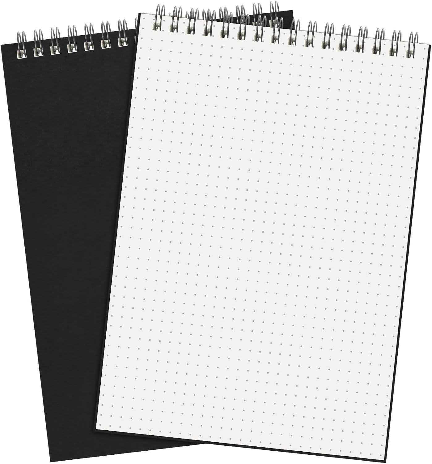Engrowtic 12 Pcs Dot Grid Notebook Top Spiral Notebook A5 Size Bullet Dotted Paper Hardcover Dot Journal 8.3''x 5.8'' 140 Pages Spiral Notepads for Sketching Drawing Writing School Office (Brown)