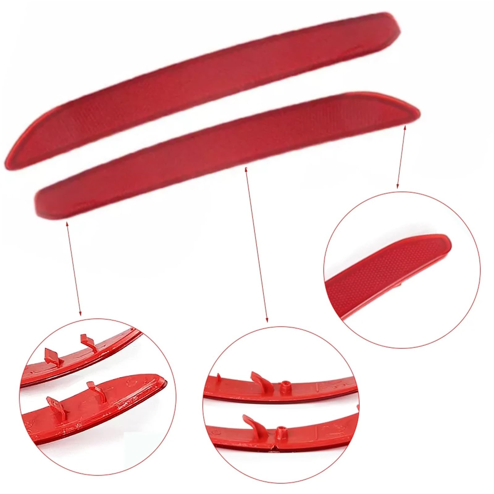 Reflector Trasero Compatible Con Para F34 Para Gran Para Turismo 328i 2014-2016 Kit Luz Advertencia Señal Giro Reflector Parachoques Trasero Coche Lámpara Parada