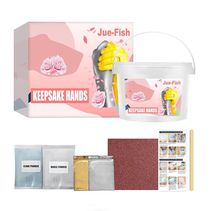 Buy BTSEURY Hand Casting Kit Couples DIY Plaster Family Hand Molding