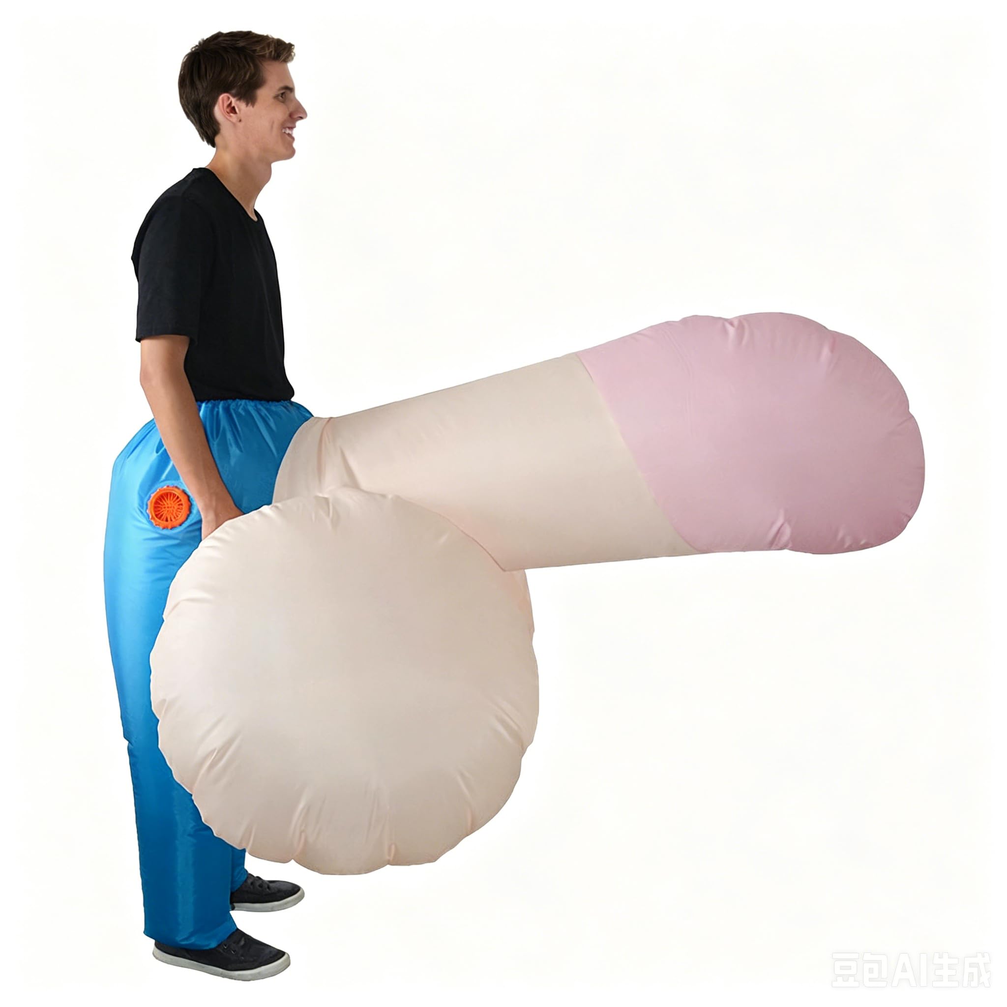 Disfraz inflable para adultos, ropa divertida para despedida de soltero o Halloween
