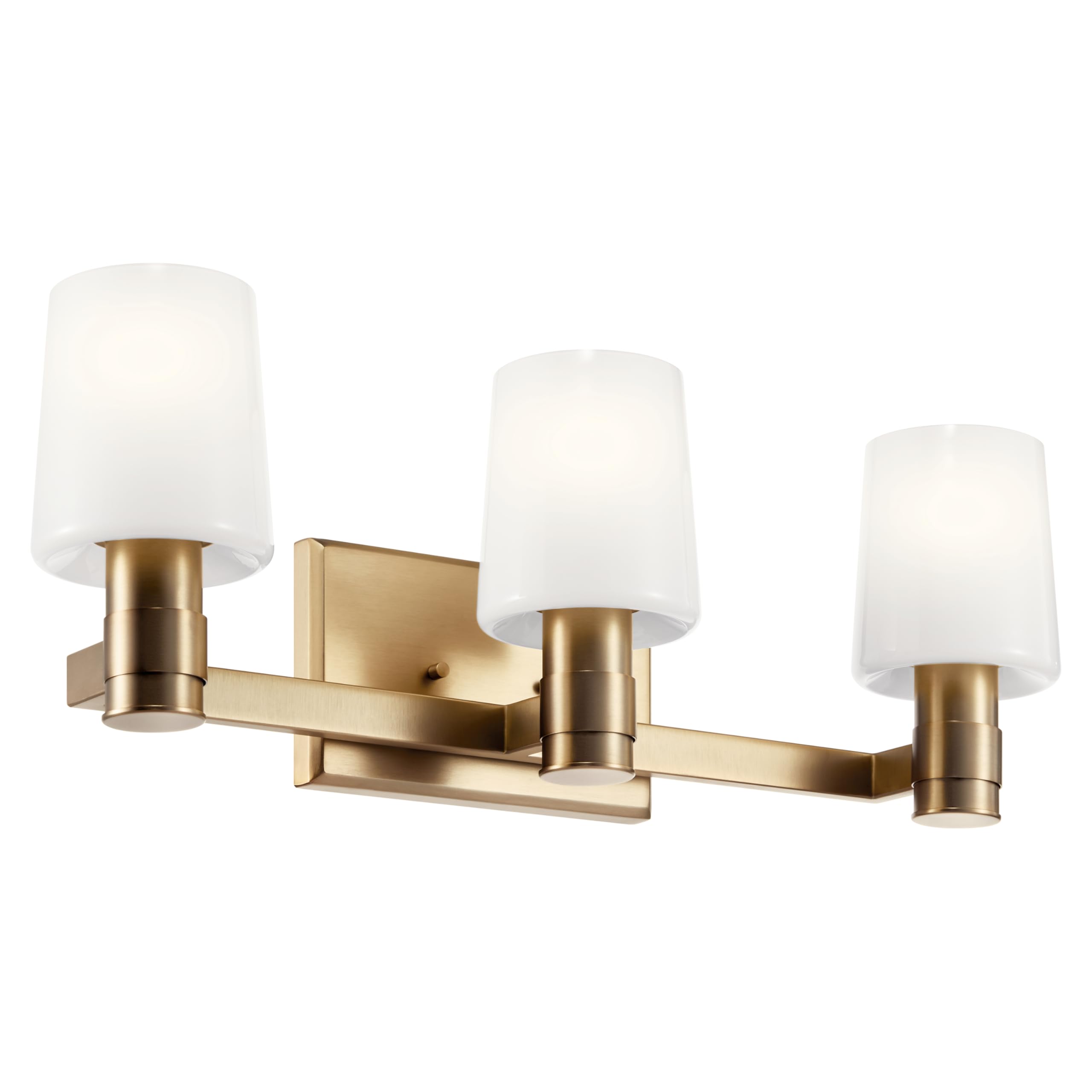 Kichler Adani 3-Light Bathroom Vanity Light, Champagne Bronze