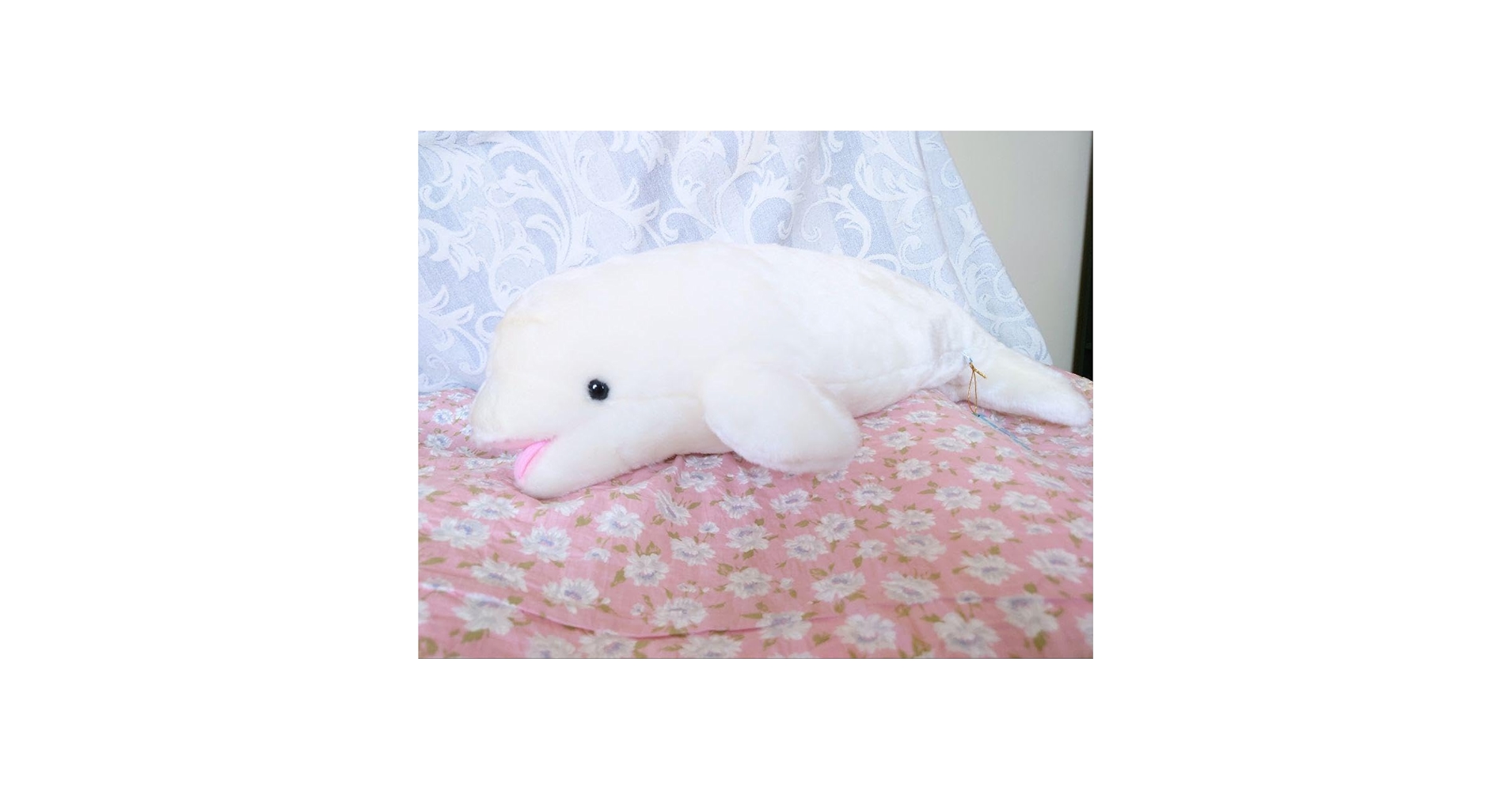 美品　名古屋港水族館シロイルカ　ベルーガぬいぐるみ特賞95センチ 美品 名古屋港水族館シロイルカ ベルーガぬいぐるみ特賞95センチ