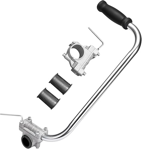 Mango para recortar cuerdas, agarre ergonómico para recortar, mango de recortadora de césped para cuidado del césped, extensión de mango para