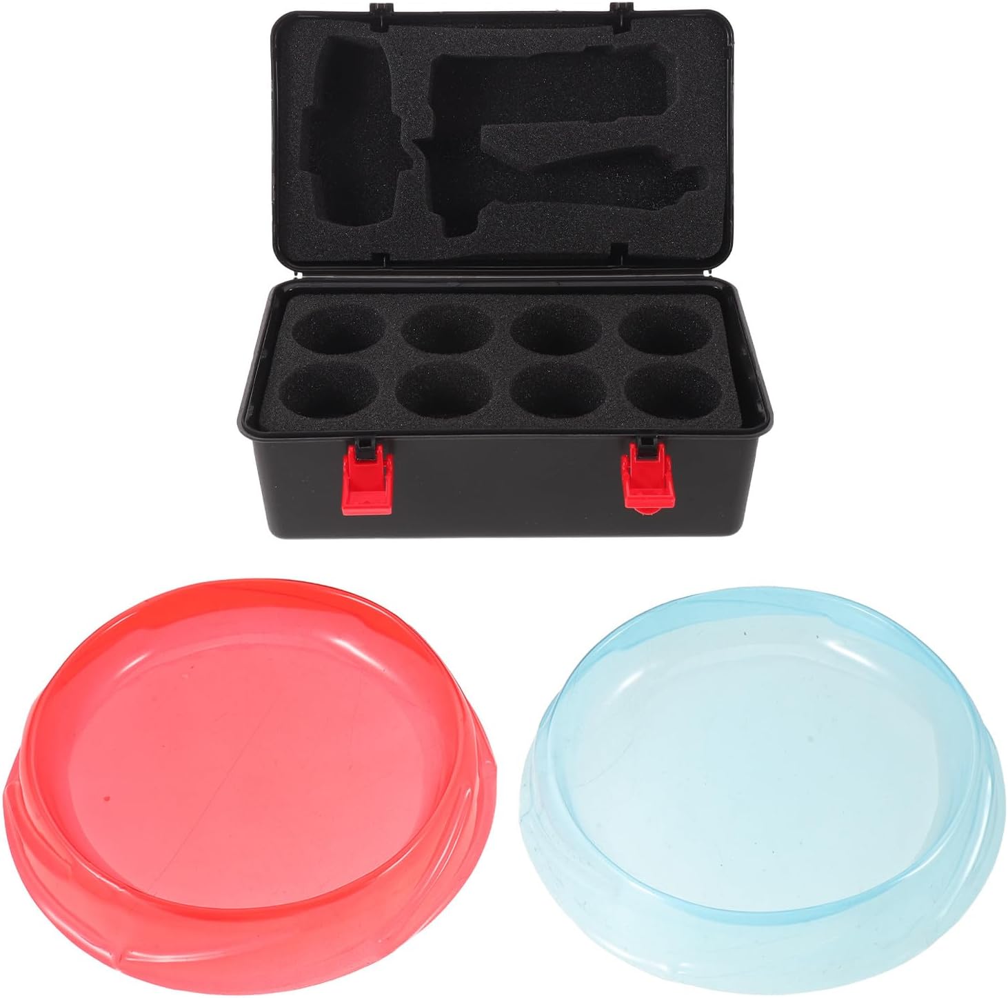 1 Set Soft Carrying Case: Burst Spinning Tops & Launcher Travel Gyro Organizer with Liners for Kids - Battle Storage Accessories