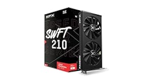 XFX Speedster SWFT210 Radeon RX 7600 Graphics Card with 8GB GDDR6 HDMI 3xDP, AMD RDNA 3 RX-76PSWFTFY