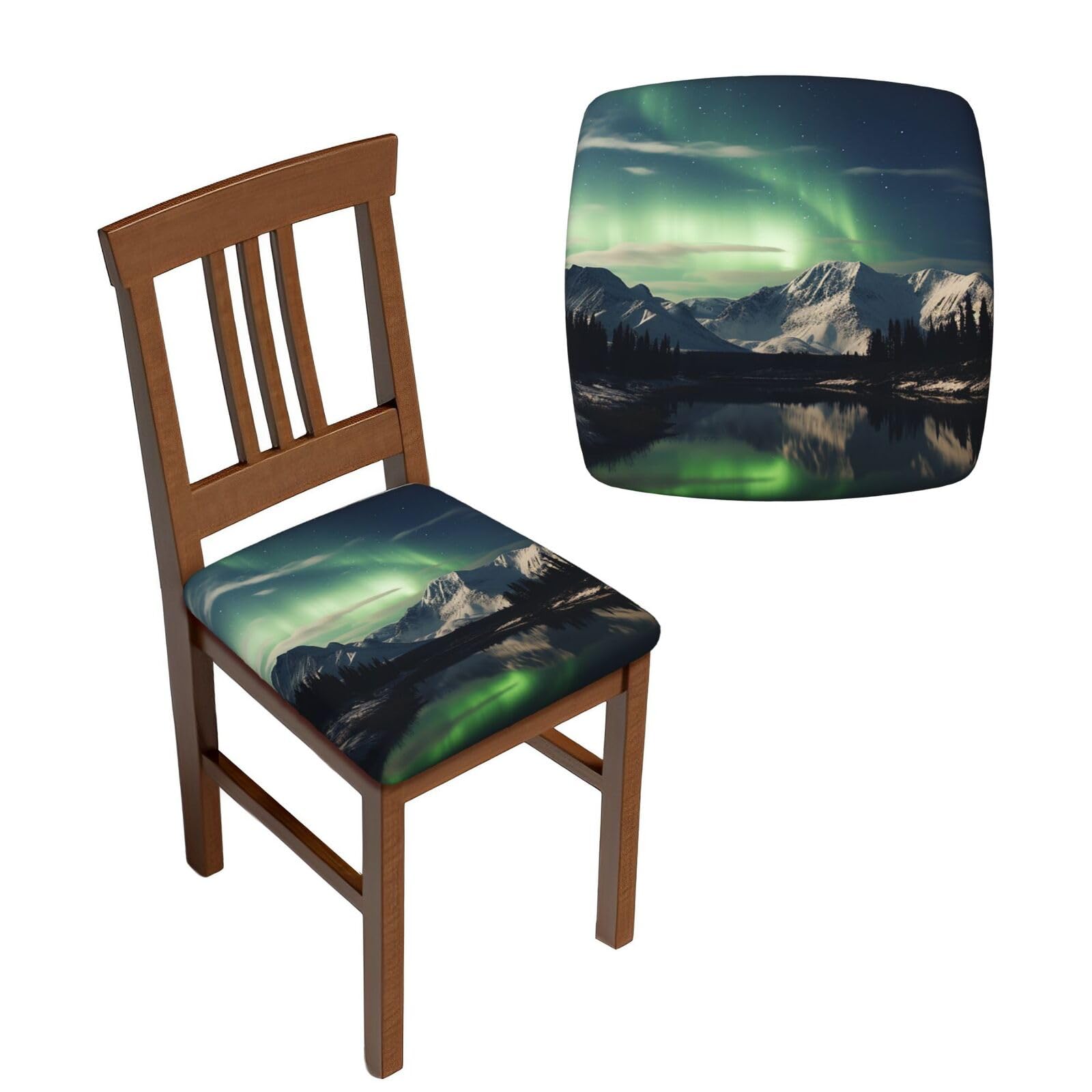 Housse de chaise lavable et amovible lot de 6 protections extensibles salle à manger