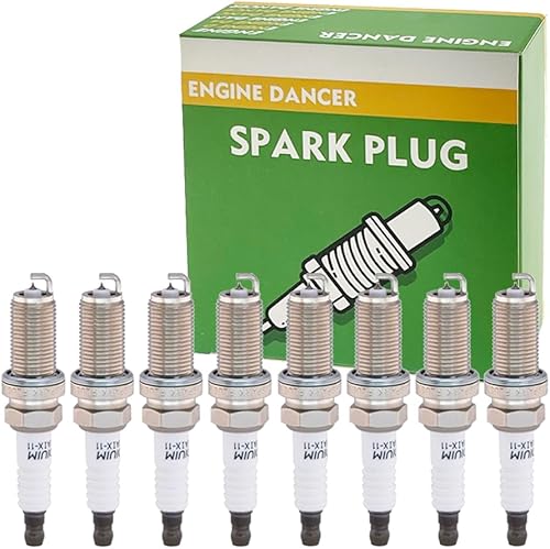 Iridium Bujía 8 piezas LFR5AIX-11 compatibles con V8 5.7L 2011-2017 Ram 1500, 2011-2018 Ram 2500, 2011-2017 Ram 3500, 2009-2010 2014-2016 Grand