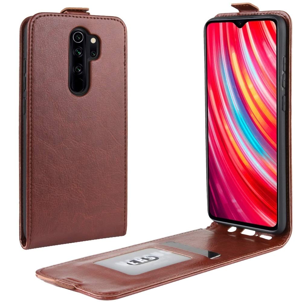 Coque intégrale cuir Redmi Note 8 Pro protection clapet antichoc - 7