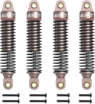 Amazon.com: GLOBACT 52mm Aluminum Front & Rear Shocks for 1/18
