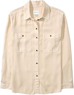 قميص بأكمام طويلة وأزرار للنساء من اميريكان ايجل، موديل U-0355-3696-106