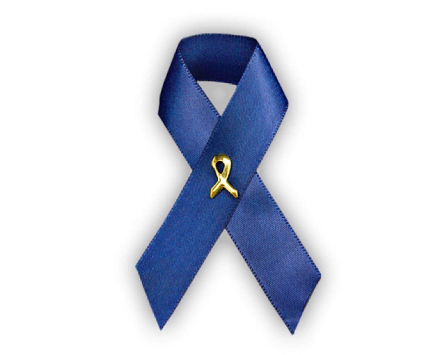 1/2/5/10/25/50/100pcs Satin Awareness Ribbon Pins (Pick your color), for Cancer &amp; Disease Awareness, Bulk Quantities for Fundraising, Events, Gift Giving