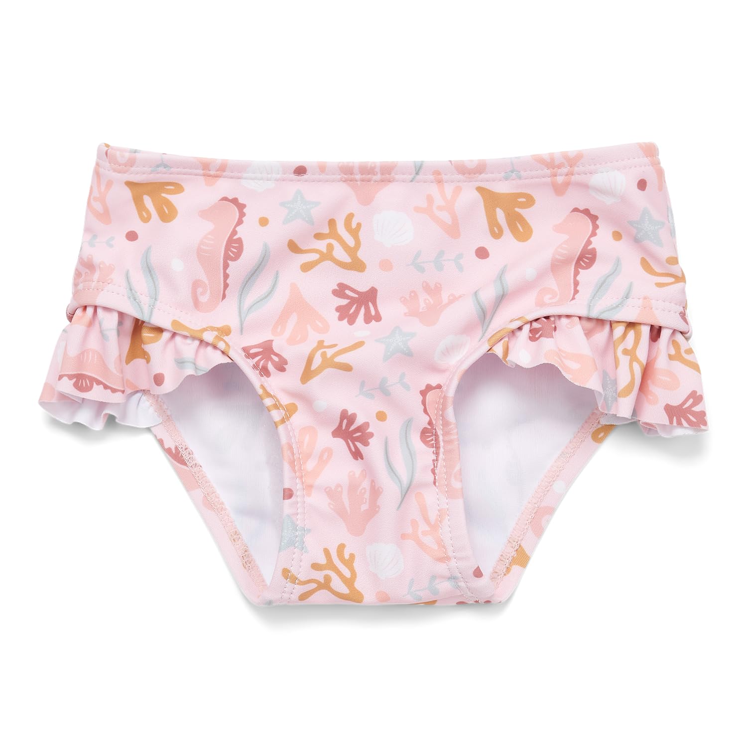 Little Dutch Bikinihose Badehose mit Rüschen für Kinder Mädchen (Gr. 86/92) rosa - Ocean Dreams