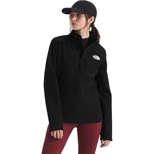 THE NORTH FACE Women's Apex Bionic 3 Jacket | Water & Wind Resistant Softshell With Pockets, Adjustable Hem, Turn-back Cuffs