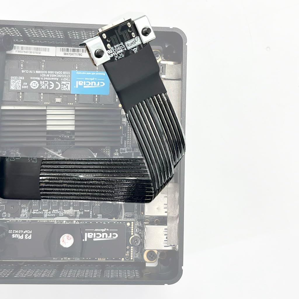 Amazon.com: JMT ADT-K49SA-BK PCIe4.0 x4 M.2 NVMe to OcuLink SFF
