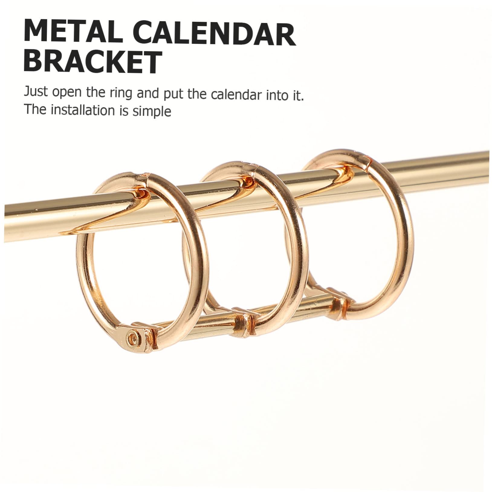 5stücke Tabletop Desk Calendar Bracket Stabiler Kalenderständer Für Schreibtisch Praktischer -calendar- Für Zuhause Und Büro