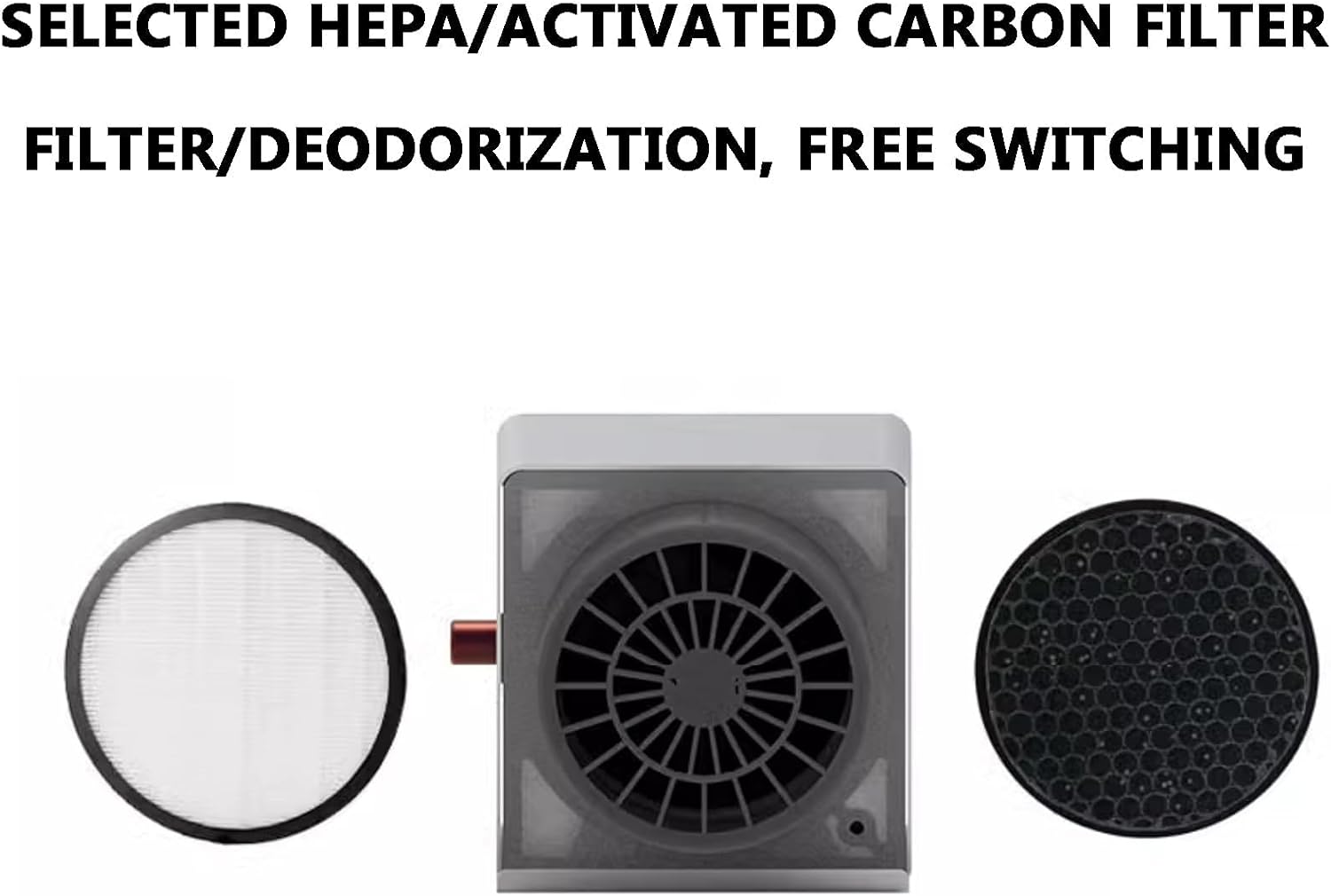 Resin Model Grinding Dust Cleaning Machine, Desktop Vacuum Cleaner, 0.6L Dust Container, Infinitely Variable Speed, Flexibly Switchable Filter Modes, for Home/School/Office