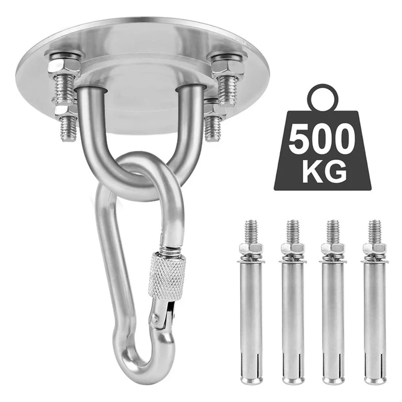 Soporte de suspensión for hamaca, gancho de techo, colgador de anclaje for entrenamiento en gimnasio, kit de suspensión aérea, gancho fijo