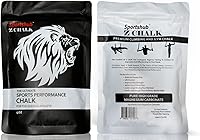 Vista 7 de Tiza de ejercicio prémium para gimnasio de 4 onzas, actividad física, levantamiento de pesas, gimnasia y muchas otras actividades. Agarre mejorado