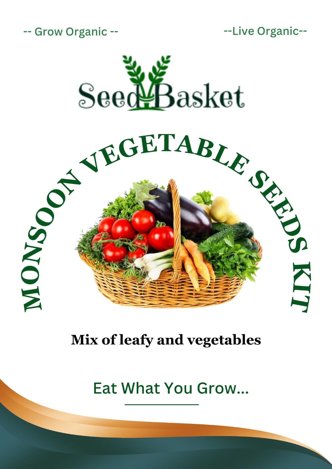 Seedbasket Monsoon Seasonal Native Vegetable Seeds Kit Pack-14 | Heriloom & Native Seeds| Instruction Manual (B0D3239179) Amazon Price History, Amazon Price Tracker