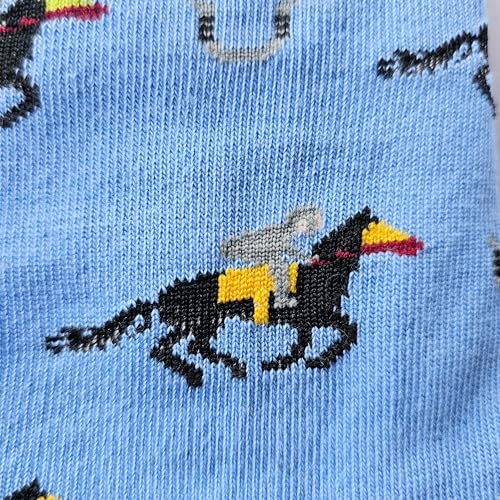 Men's Socks - Fun Novelty Design, Combed Cotton, Reinforced Toe & Heel, One Size (8-12)3