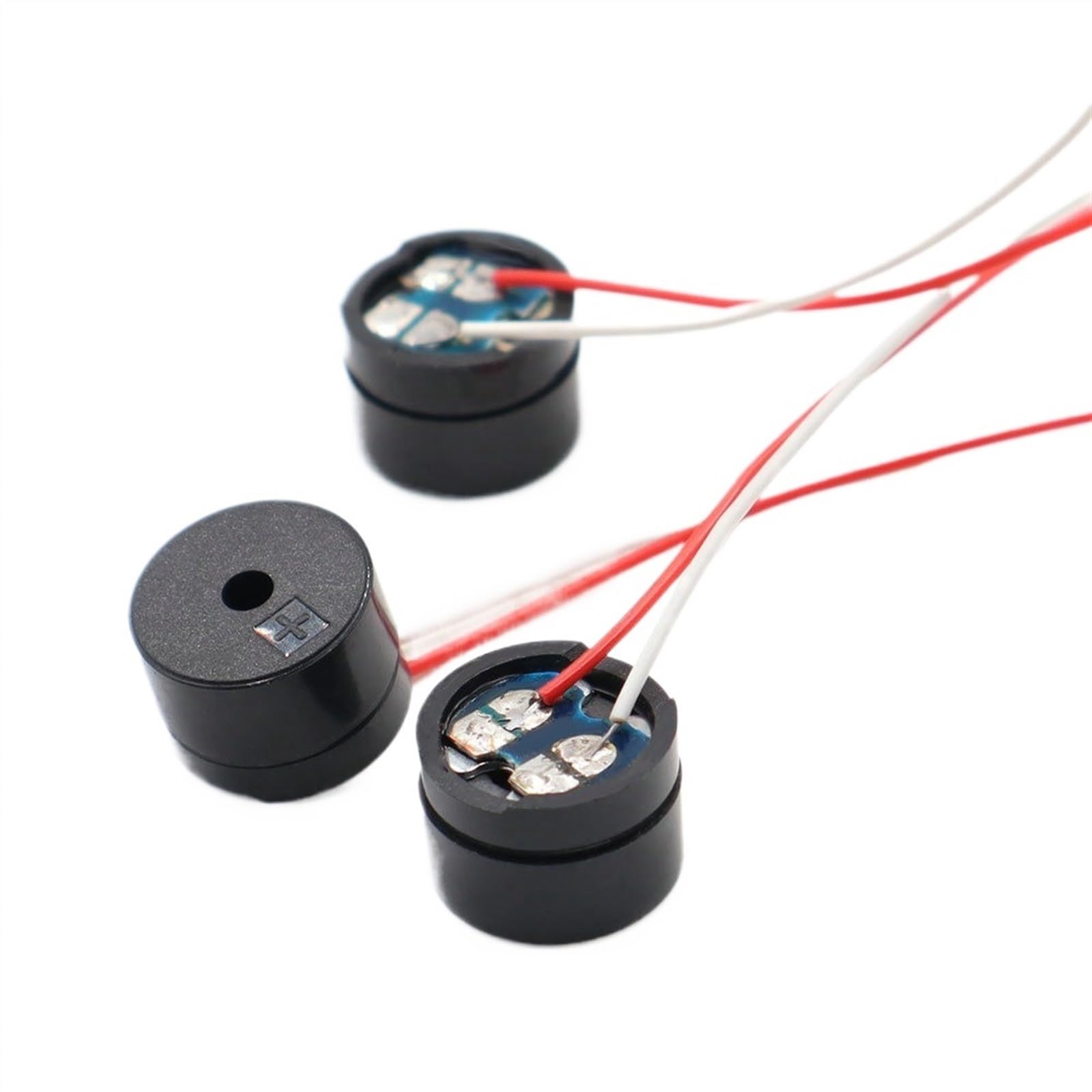 10PCS 12085 16R Passive Buzzer with Wire AC 12MMx8.5MM Resistance in Common Use Mini Piezo Buzzers