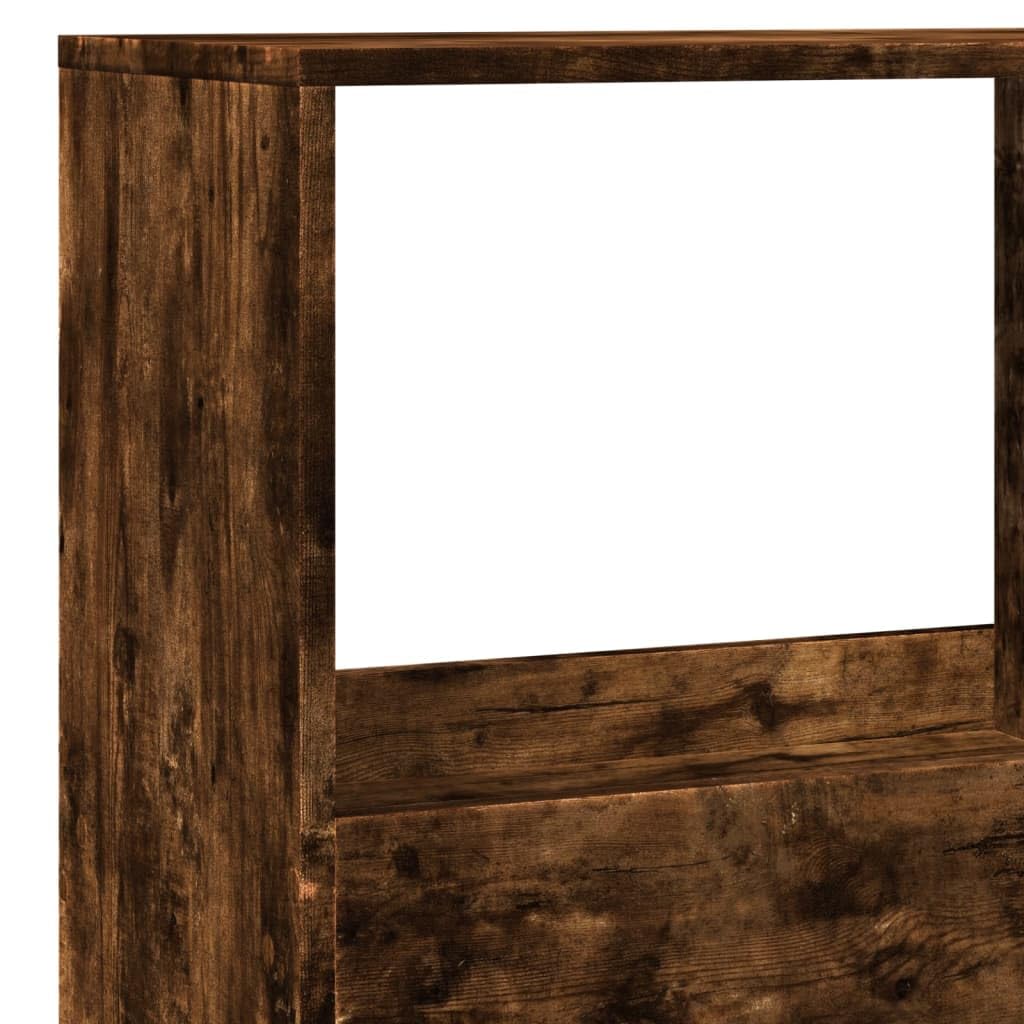 Libreria di incenso 100 x 33 x 155,5 cm, materiale in legno, 7 scomparti, versatile per soggiorno, studio, pratica custodia a libro