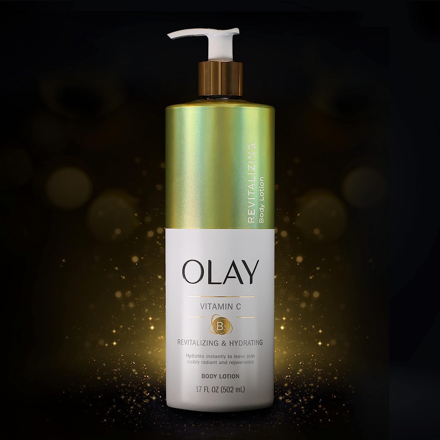 Olay Revitalisation & Hydrating Body Lotion with Vitamin C, 4 ml Pump, Pack of 4