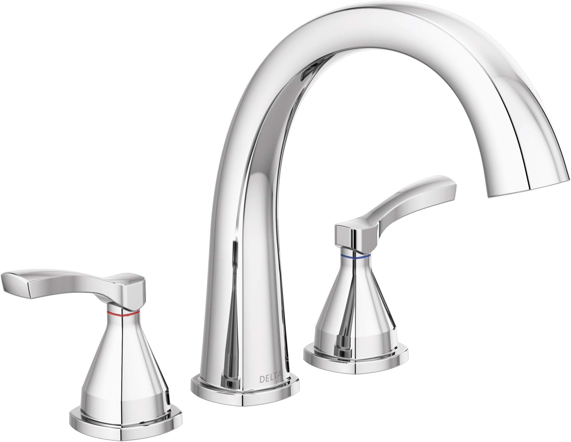 Delta Faucet Windemere 2Handle Widespread Roman Tub Faucet Trim Kit, DeckMount, Chrome BT2796