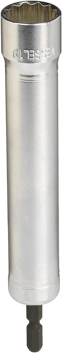 Vessel XA201915 Ultra Long Socket, 12 Angle, Opposite Side 0.7 x 6.3 inches (19 x 160 mm)