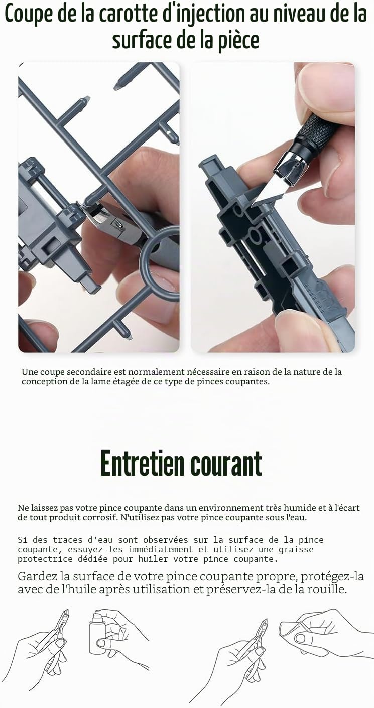 DSPIAE ST-C2 Pince à lame unique pour modèles d'artisanat et Gundams