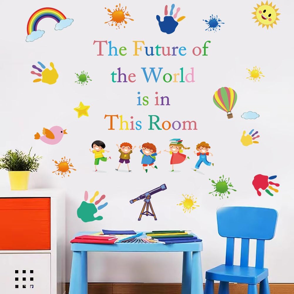Wall Stickers for Kids Wall Decor Colorful Inspirational