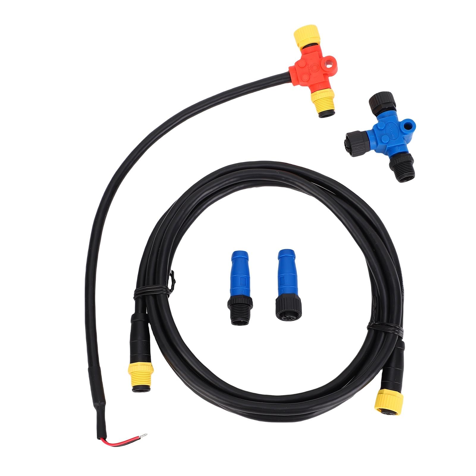 Kit de Inicio NMEA 2000 Cables Troncales Impermeables de Grado Marino Cables de Acometida Conectores en T Terminadores para Dispositivos Lowrance Electrónica Marina de