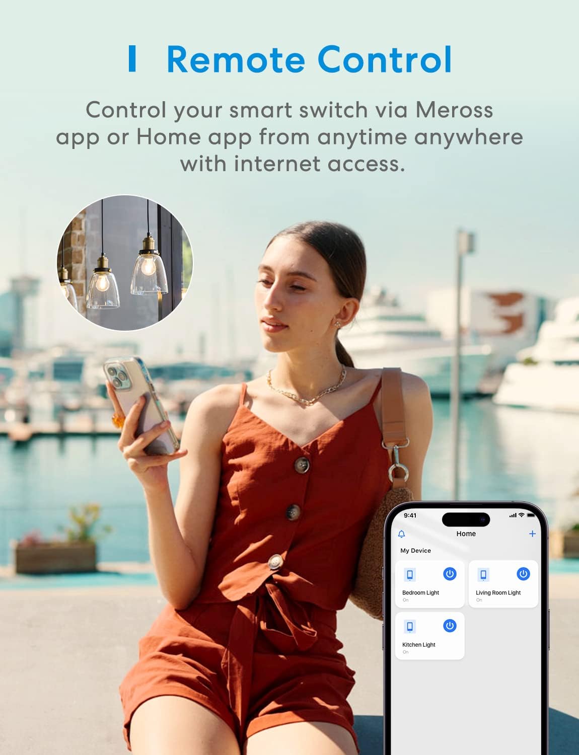 meross 4 Pack 3 Way Smart Switch Smart Light Switch Supports Apple HomeKit, Siri, Alexa, Google Assistant & SmartThings, Wall Switch Neutral Wire Required, Remote Control Timer