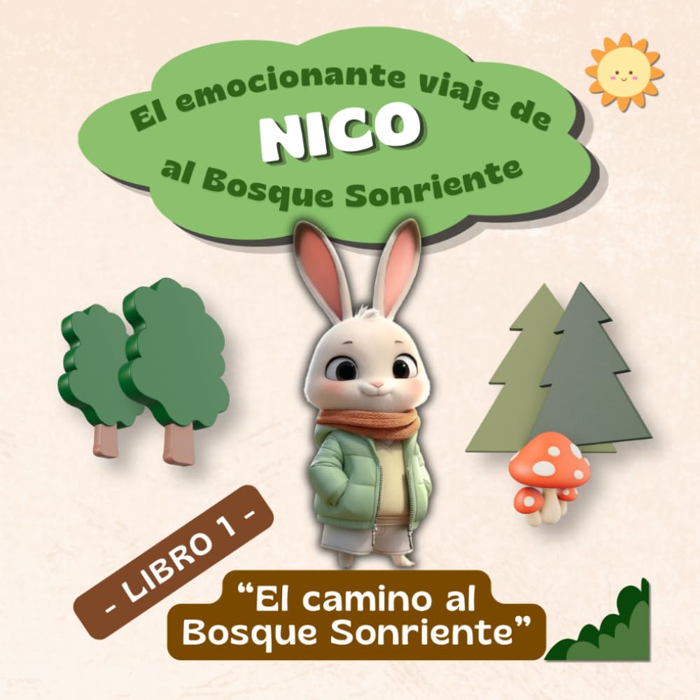 El emocionante viaje de Nico al Bosque Sonriente: LIBRO 1 - El camino al Bosque Sonriente (Los viajes de Nico el conejo)
