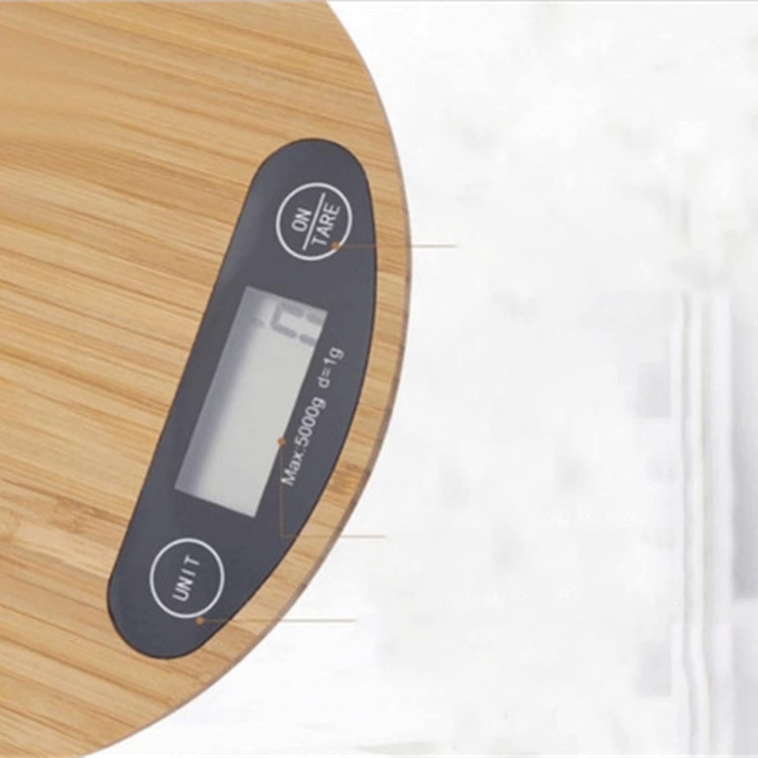 Kitchen Scale 5kg/1g Scales Food Housewares Round Kitchen Weight Measuring Tools Accessories Scales